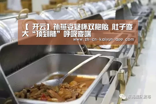 【 开云】孙燕姿疑怀双胞胎 肚子变大“顶到肺”呼吸变喘(图4) 开云App官方下载入口